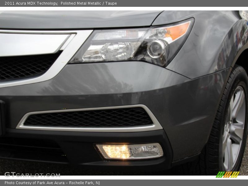 Polished Metal Metallic / Taupe 2011 Acura MDX Technology