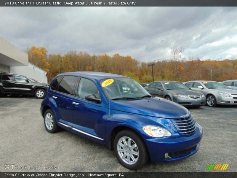 Deep Water Blue Pearl / Pastel Slate Gray 2010 Chrysler PT Cruiser Classic