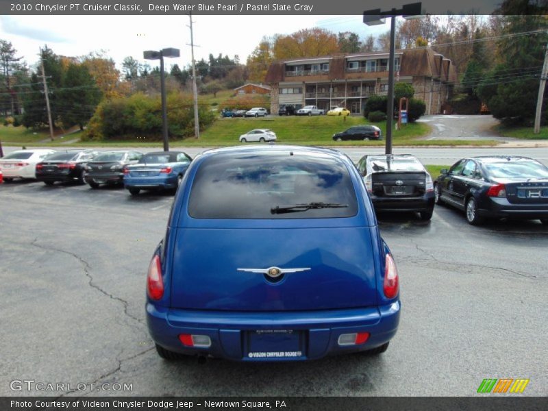 Deep Water Blue Pearl / Pastel Slate Gray 2010 Chrysler PT Cruiser Classic