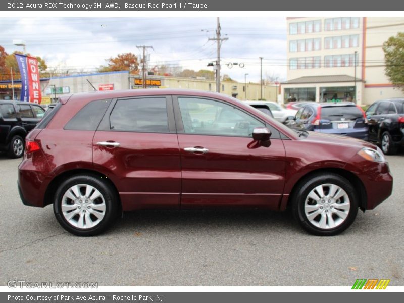 Basque Red Pearl II / Taupe 2012 Acura RDX Technology SH-AWD
