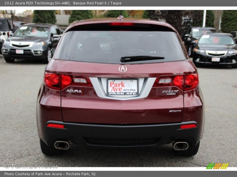 Basque Red Pearl II / Taupe 2012 Acura RDX Technology SH-AWD