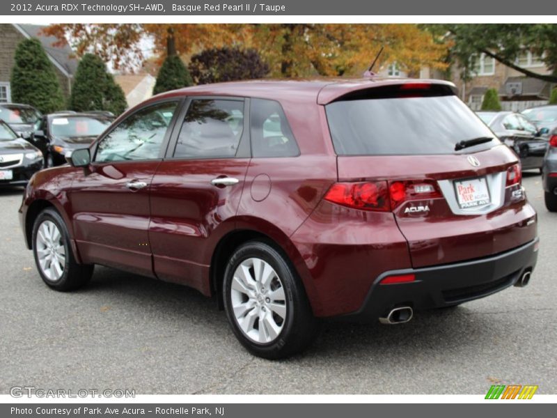 Basque Red Pearl II / Taupe 2012 Acura RDX Technology SH-AWD