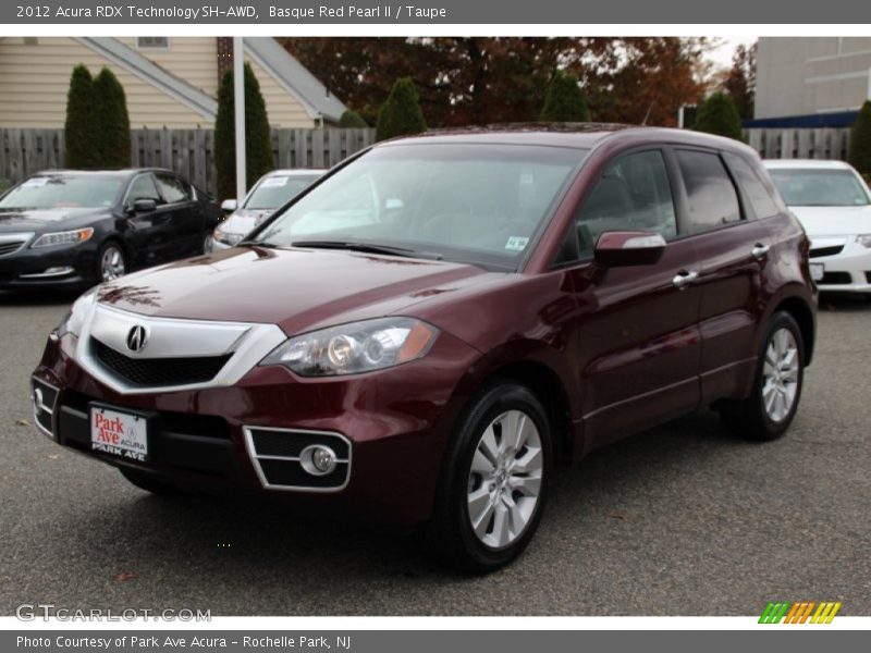 Basque Red Pearl II / Taupe 2012 Acura RDX Technology SH-AWD