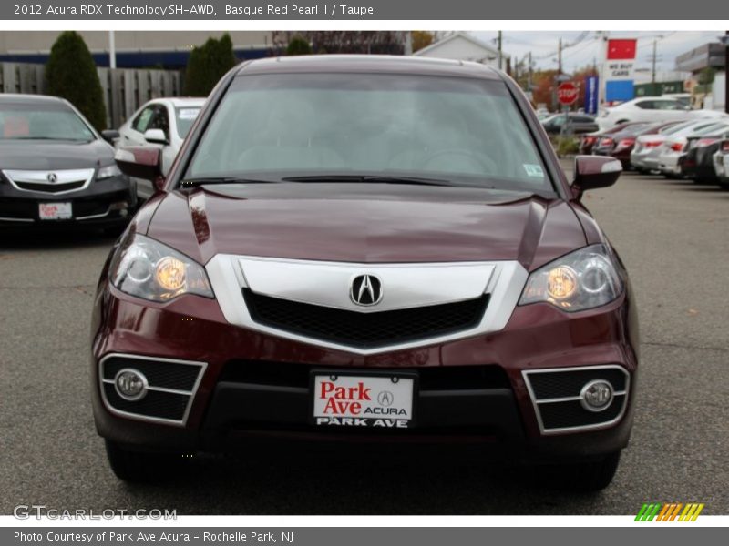 Basque Red Pearl II / Taupe 2012 Acura RDX Technology SH-AWD