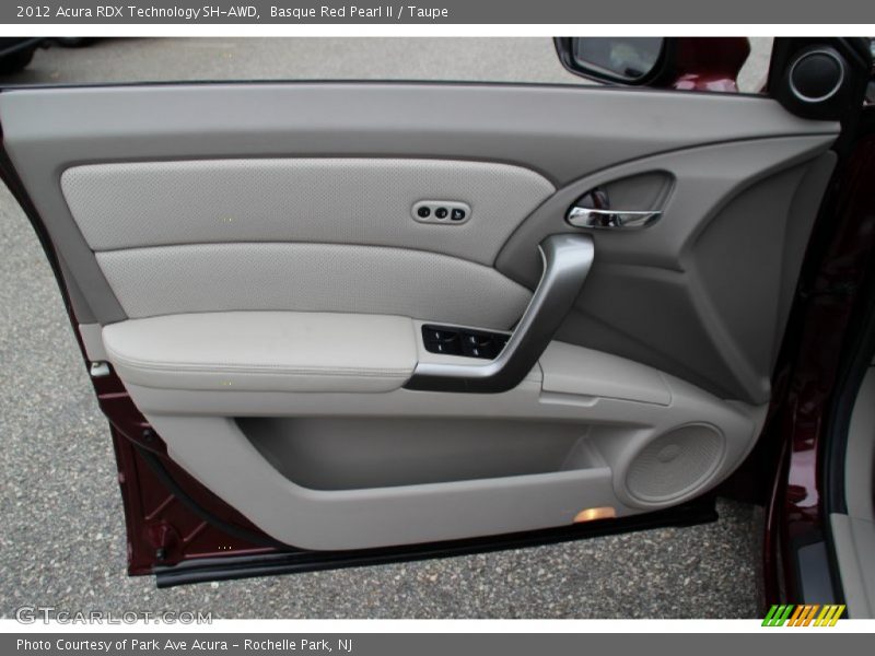 Basque Red Pearl II / Taupe 2012 Acura RDX Technology SH-AWD