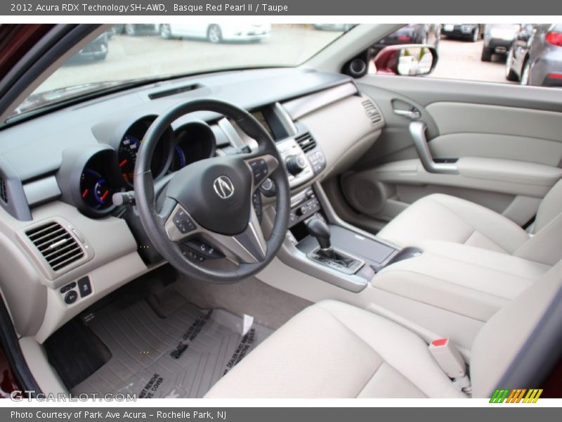 Basque Red Pearl II / Taupe 2012 Acura RDX Technology SH-AWD