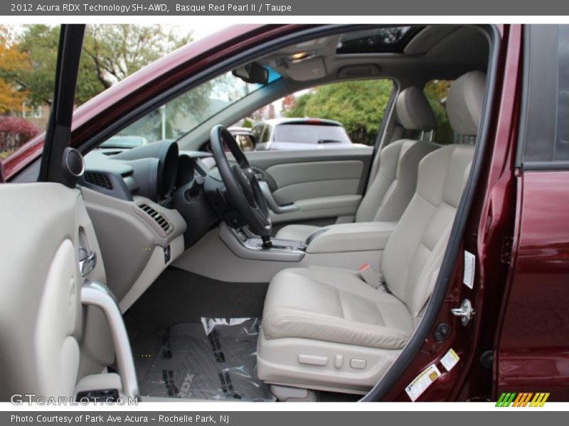 Basque Red Pearl II / Taupe 2012 Acura RDX Technology SH-AWD