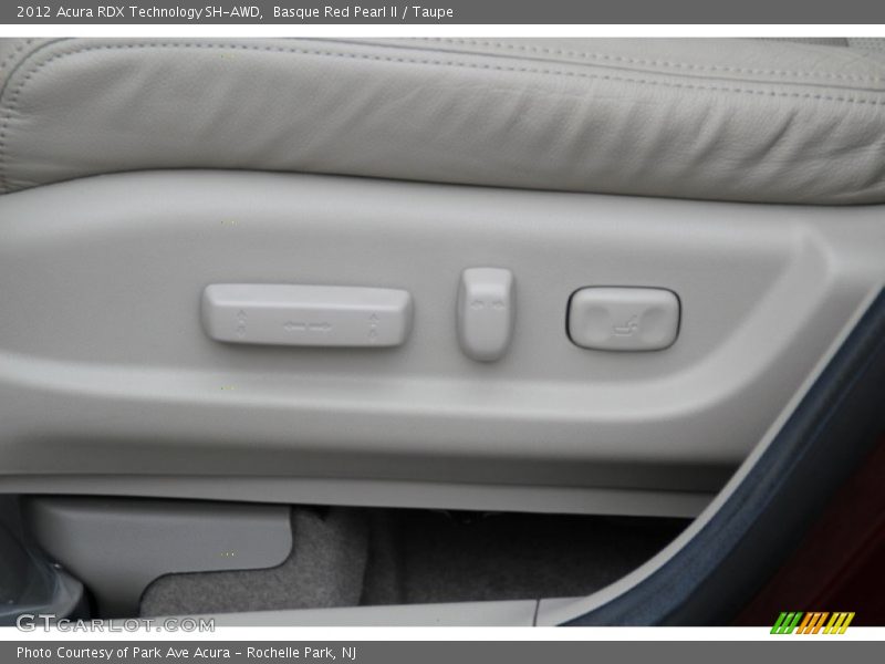 Basque Red Pearl II / Taupe 2012 Acura RDX Technology SH-AWD