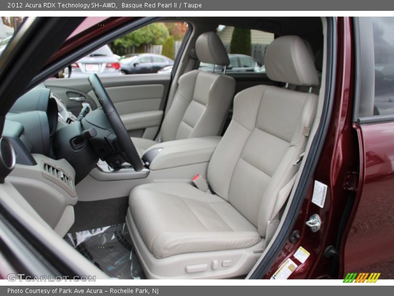 Basque Red Pearl II / Taupe 2012 Acura RDX Technology SH-AWD