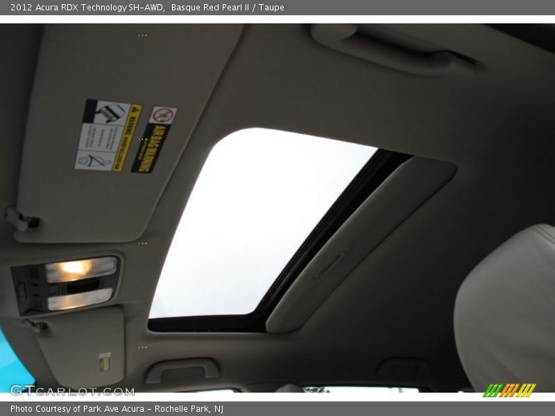 Basque Red Pearl II / Taupe 2012 Acura RDX Technology SH-AWD