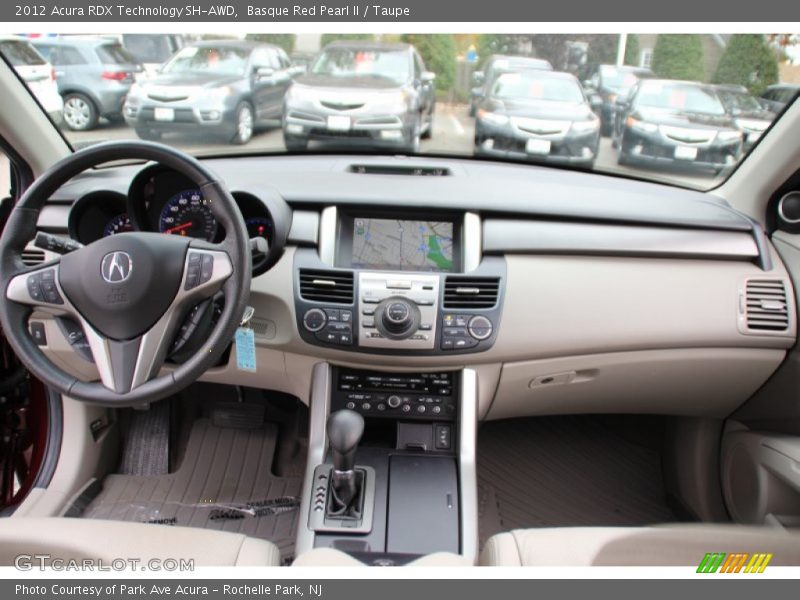 Basque Red Pearl II / Taupe 2012 Acura RDX Technology SH-AWD