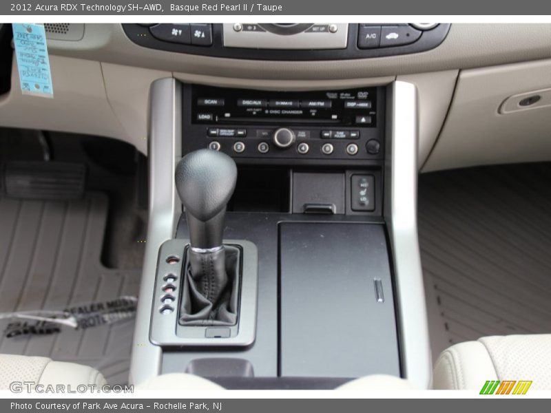 Basque Red Pearl II / Taupe 2012 Acura RDX Technology SH-AWD