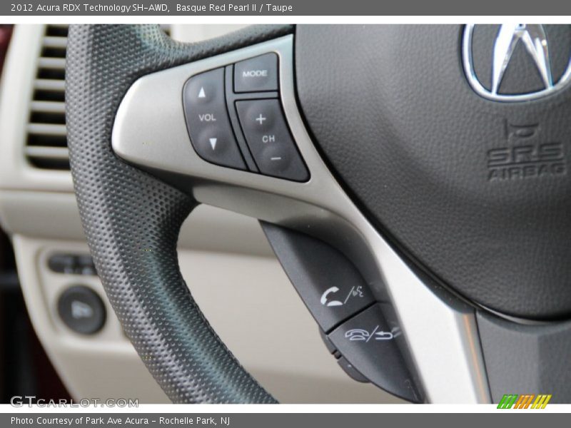 Basque Red Pearl II / Taupe 2012 Acura RDX Technology SH-AWD