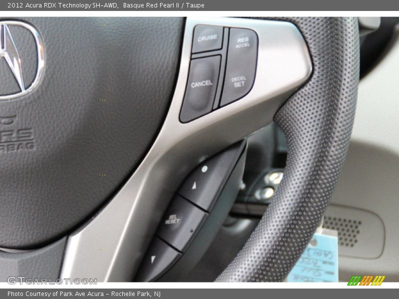 Basque Red Pearl II / Taupe 2012 Acura RDX Technology SH-AWD