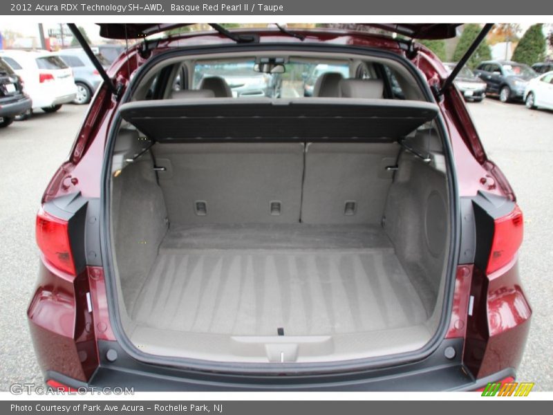 Basque Red Pearl II / Taupe 2012 Acura RDX Technology SH-AWD