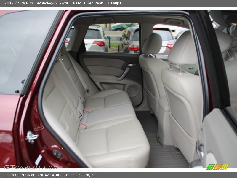Basque Red Pearl II / Taupe 2012 Acura RDX Technology SH-AWD