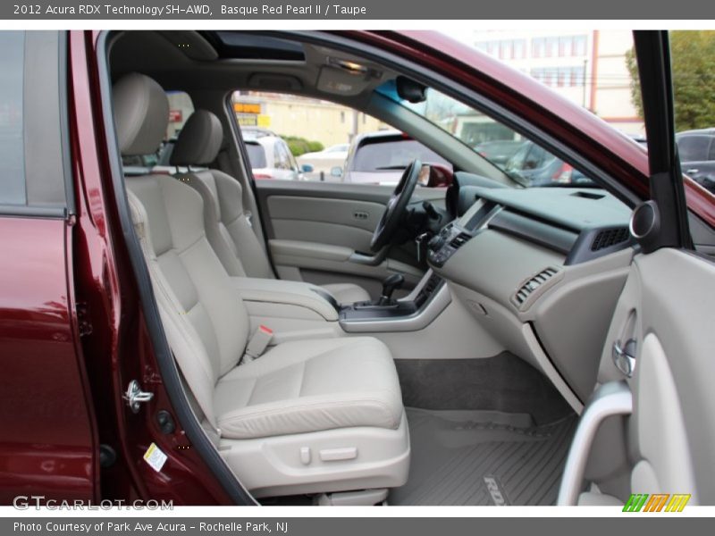Basque Red Pearl II / Taupe 2012 Acura RDX Technology SH-AWD