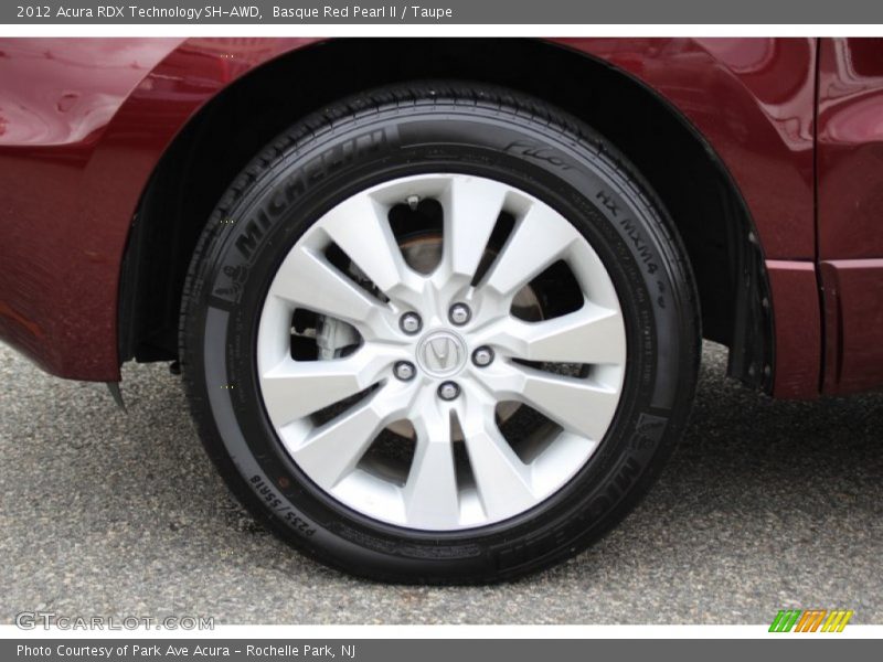 Basque Red Pearl II / Taupe 2012 Acura RDX Technology SH-AWD