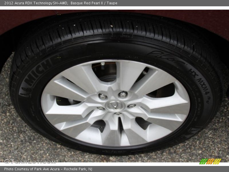 Basque Red Pearl II / Taupe 2012 Acura RDX Technology SH-AWD