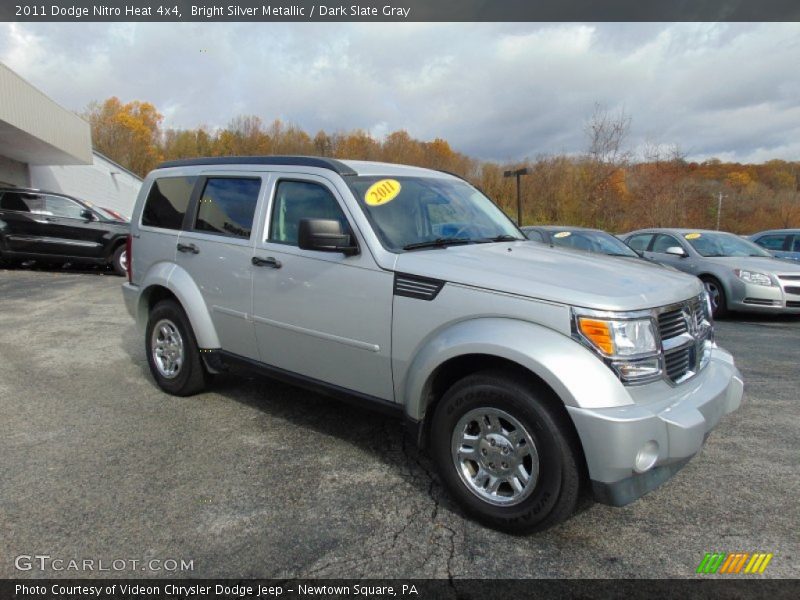 Bright Silver Metallic / Dark Slate Gray 2011 Dodge Nitro Heat 4x4