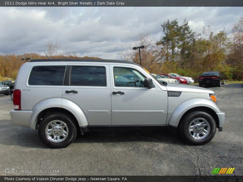 Bright Silver Metallic / Dark Slate Gray 2011 Dodge Nitro Heat 4x4
