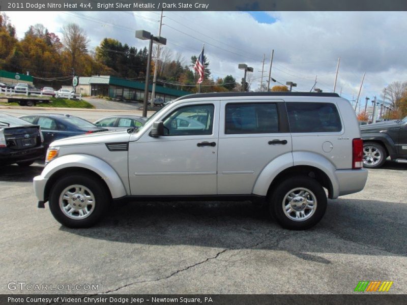 Bright Silver Metallic / Dark Slate Gray 2011 Dodge Nitro Heat 4x4