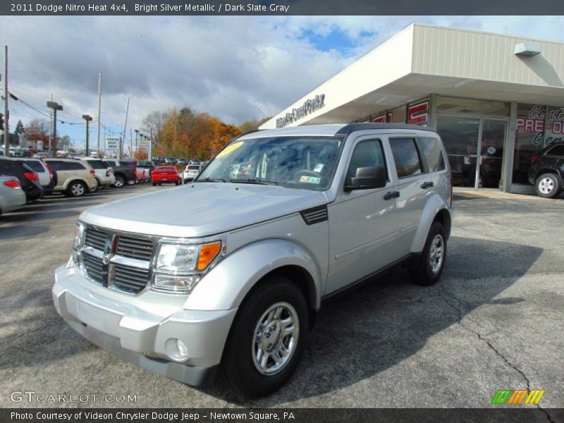 Bright Silver Metallic / Dark Slate Gray 2011 Dodge Nitro Heat 4x4