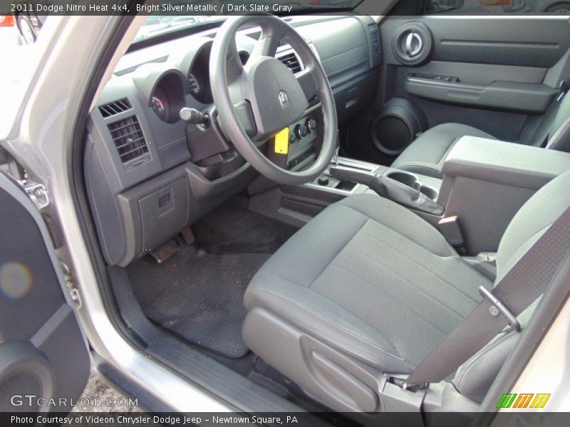 Bright Silver Metallic / Dark Slate Gray 2011 Dodge Nitro Heat 4x4