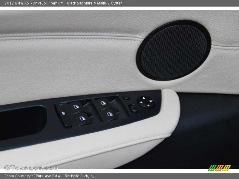 Black Sapphire Metallic / Oyster 2012 BMW X5 xDrive35i Premium