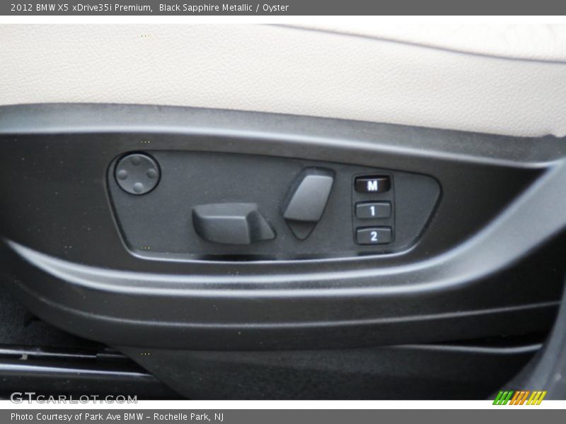 Black Sapphire Metallic / Oyster 2012 BMW X5 xDrive35i Premium