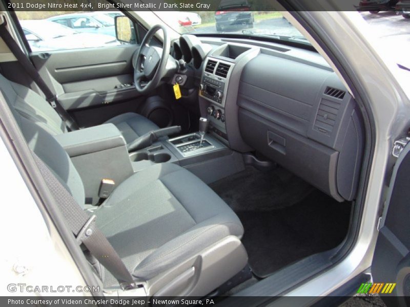 Bright Silver Metallic / Dark Slate Gray 2011 Dodge Nitro Heat 4x4