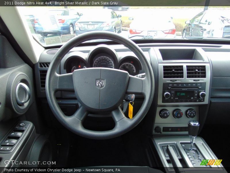 Bright Silver Metallic / Dark Slate Gray 2011 Dodge Nitro Heat 4x4