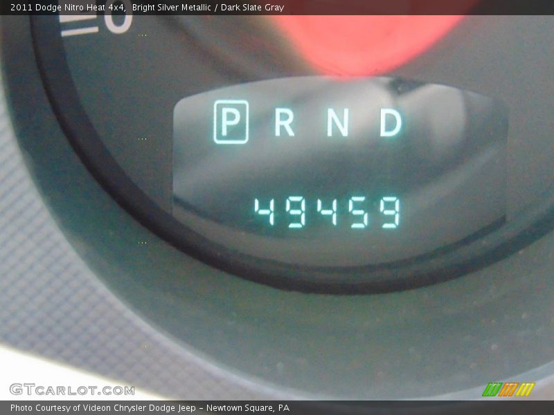 Bright Silver Metallic / Dark Slate Gray 2011 Dodge Nitro Heat 4x4