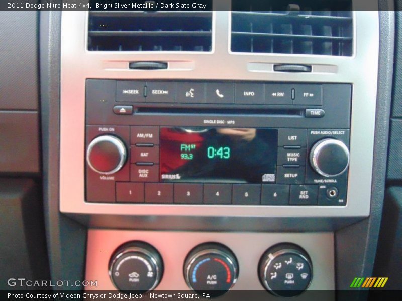 Bright Silver Metallic / Dark Slate Gray 2011 Dodge Nitro Heat 4x4