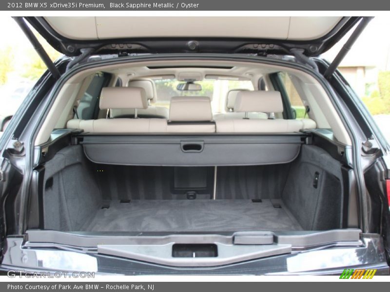 Black Sapphire Metallic / Oyster 2012 BMW X5 xDrive35i Premium