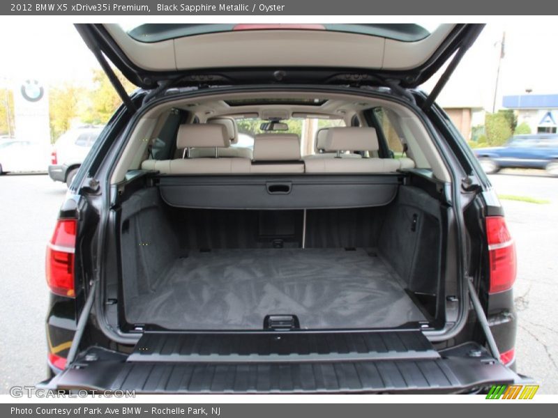 Black Sapphire Metallic / Oyster 2012 BMW X5 xDrive35i Premium