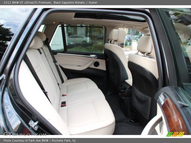 Black Sapphire Metallic / Oyster 2012 BMW X5 xDrive35i Premium
