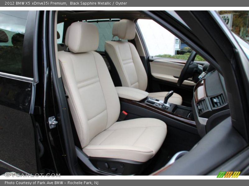 Black Sapphire Metallic / Oyster 2012 BMW X5 xDrive35i Premium