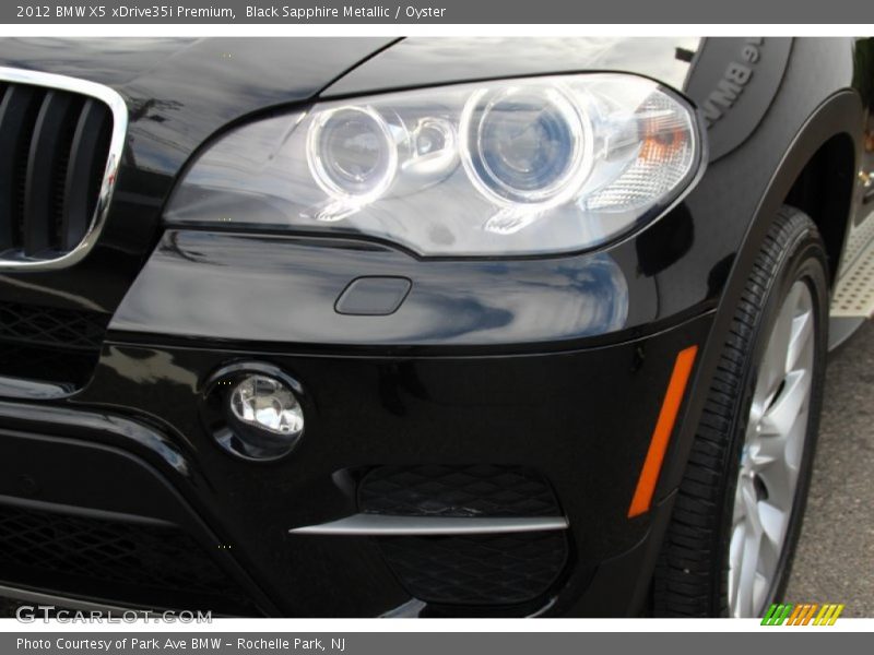 Black Sapphire Metallic / Oyster 2012 BMW X5 xDrive35i Premium