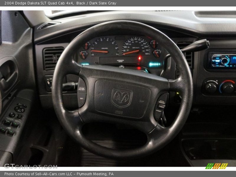 Black / Dark Slate Gray 2004 Dodge Dakota SLT Quad Cab 4x4