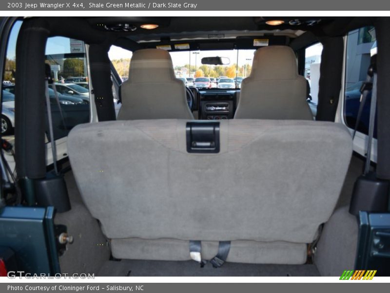 Shale Green Metallic / Dark Slate Gray 2003 Jeep Wrangler X 4x4