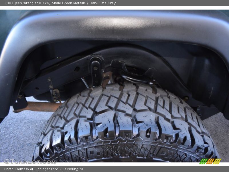 Shale Green Metallic / Dark Slate Gray 2003 Jeep Wrangler X 4x4