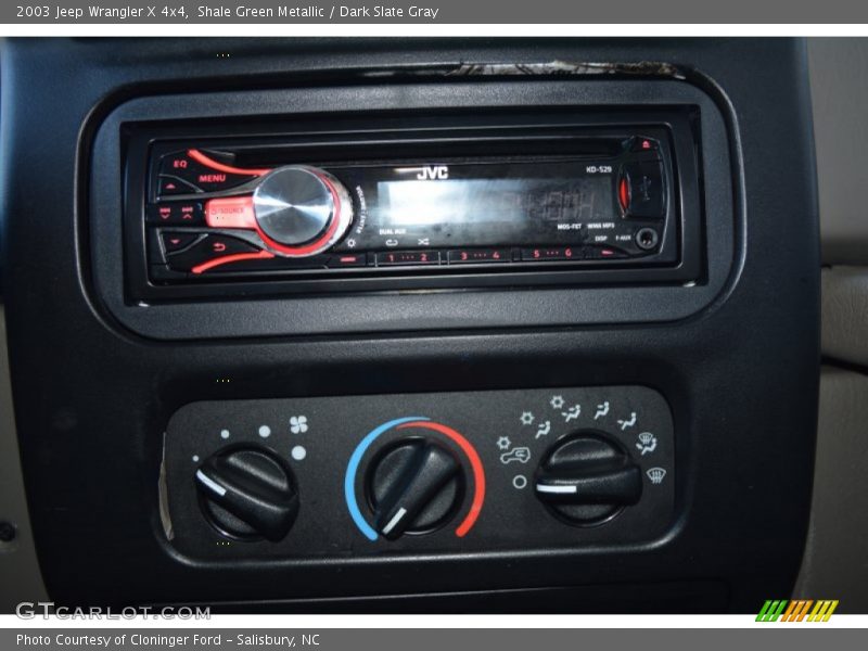 Shale Green Metallic / Dark Slate Gray 2003 Jeep Wrangler X 4x4