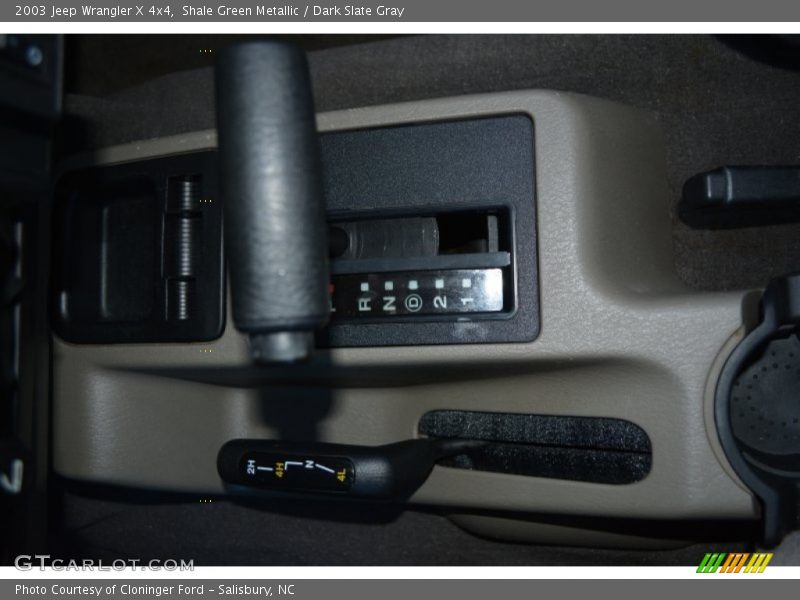 Shale Green Metallic / Dark Slate Gray 2003 Jeep Wrangler X 4x4