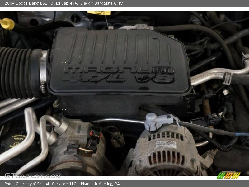 Black / Dark Slate Gray 2004 Dodge Dakota SLT Quad Cab 4x4