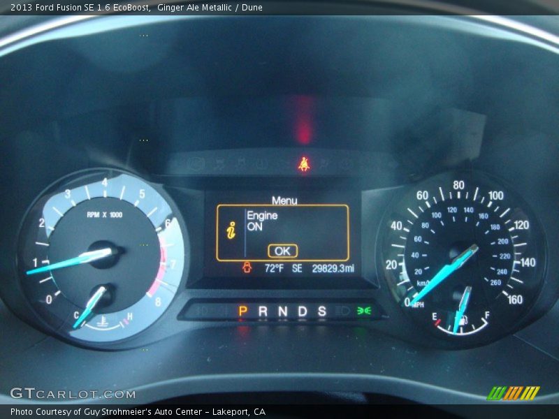 Ginger Ale Metallic / Dune 2013 Ford Fusion SE 1.6 EcoBoost