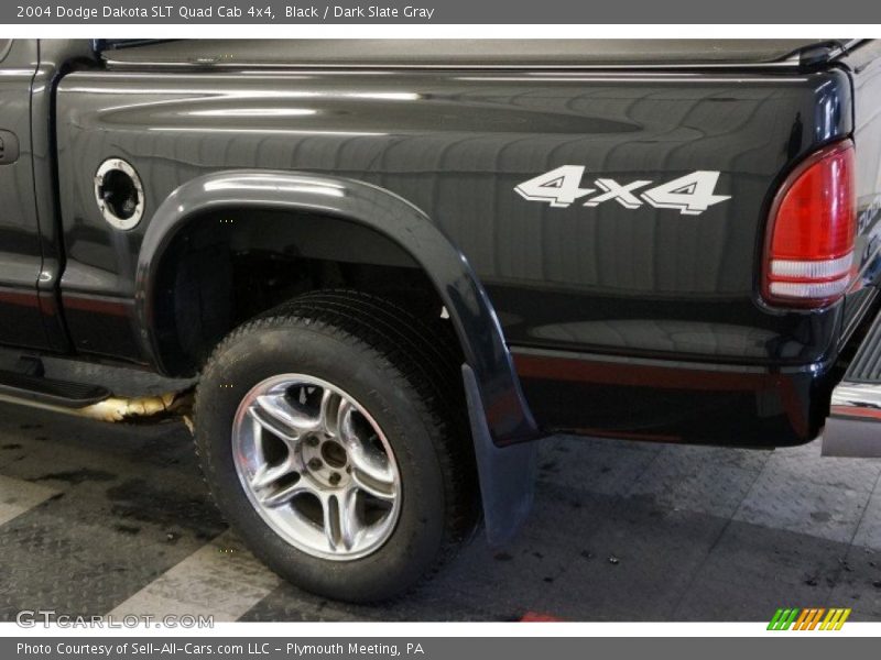 Black / Dark Slate Gray 2004 Dodge Dakota SLT Quad Cab 4x4