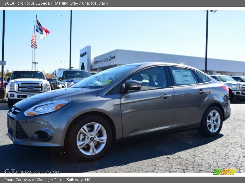 Sterling Gray / Charcoal Black 2014 Ford Focus SE Sedan