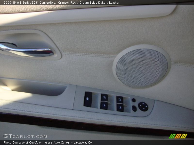 Crimson Red / Cream Beige Dakota Leather 2009 BMW 3 Series 328i Convertible