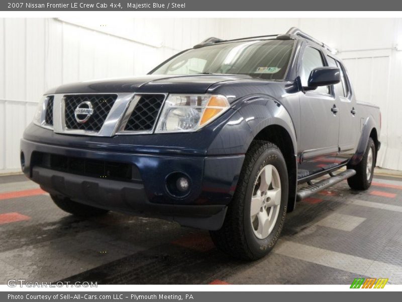 Majestic Blue / Steel 2007 Nissan Frontier LE Crew Cab 4x4